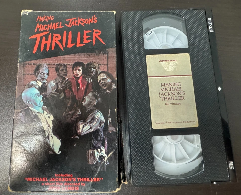 Making Michael Jackson's Thriller- VHS Tape (Vestron, 1983) Rare 80s Pop Music - Image 3 of 3