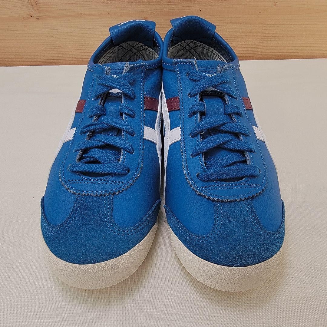 Onitsuka Tiger Sneakers Shoes Mexico 66 Leather Blue TH4J2L