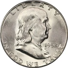 1952-S PCGS MS65 Gem BU Franklin Half Dollar #4 - Blazing Luster, Close to FBL!