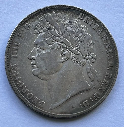 Photo of a 1823 Great Britain Half Crown (1816-1837) from an eBay listing that sold on Jul 17, 2026