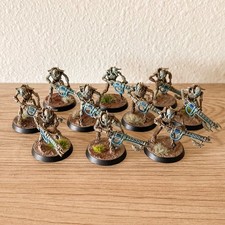 Warhammer 40k Necrons - Painted Warriors Squad - Item 253-11