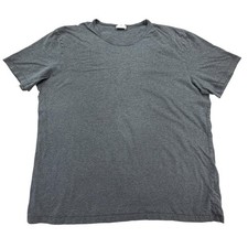 ASKET Shirt Mens 2XL Gray T-Shirt Cotton Crew Neck Basic Made Portugal Stretch