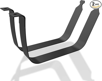 #ad 2PC Fuel Tank Straps Black Gas Strap Be Applicable $36.99