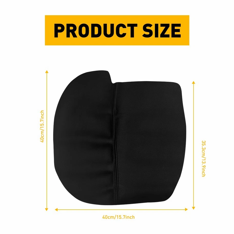 Cubierta de tapa de reposabrazos para consola central Honda Accord 2013 2014 2015 2016 2017 negra Foto 2 de 4