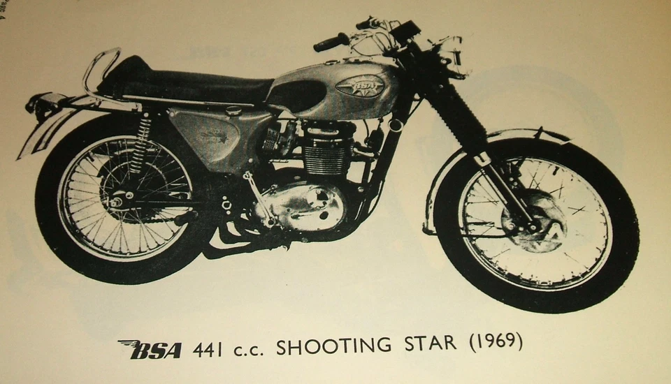 Bsa  B25 Starfire 250 B44 Shooting Star 441 Service Manual 1969 1970 Repair Shop - Image 4 of 4