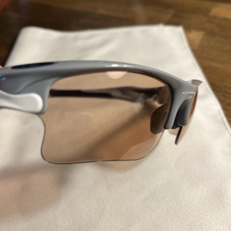 GAFAS DE SOL OAKLEY FAST JACKET RARAS Marcos antiniebla grises con lentes VR50 Iridio XL Foto 4 de 4