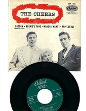 7 INCH EP- THE CHEERS- "THE CHEERS"- CAPITOL EAP-1-584- "BAZOOM" + 3 OTHERS 7 INCH EP- THE CHEERS- "THE CHEERS"- CAPITOL EAP-1-584- "BAZOOM" + 3 OTHERS