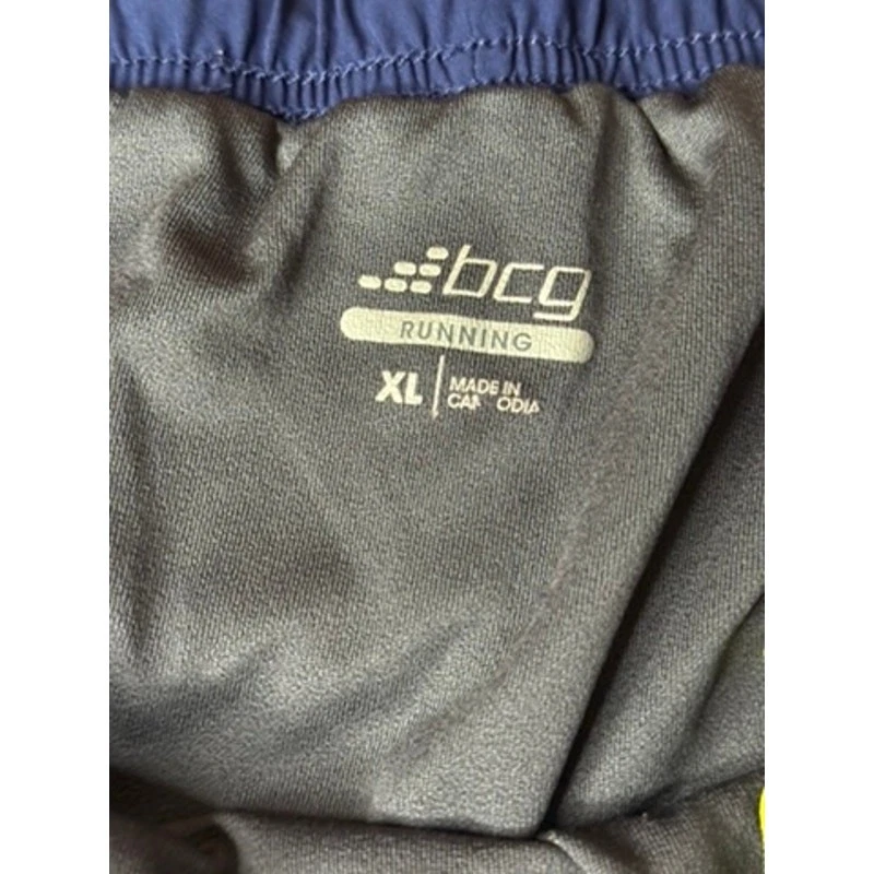 Pantalones Cortos de Correr BCG Para Hombre Azul 4 1/2 Entrepierna Talla XL Foto 3 de 3