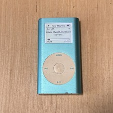 iPod Mini 1st Gen Model:A1051 4GB Blue Tested Good w/507 Song Read Info Below 