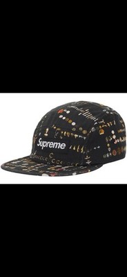Supreme Mike Kelley Camp Cap Black Multicolor SS26 Adjustable Hat OS New