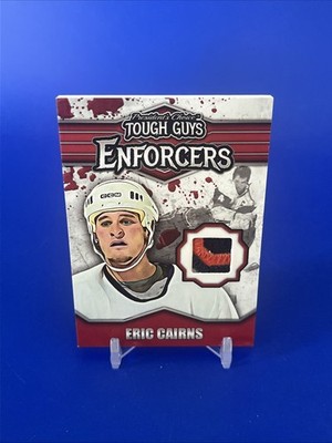 2024 TOUGH GUYS ENFORCERS RED SP 3-COLOR PATCH ERIC CAIRNS #/10