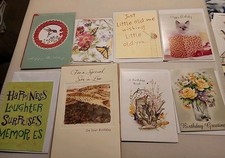 Lot Of 8 Birthday Assorted Cards With Envelopes  71 