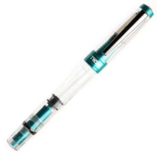F Nib - NEW TWSBI Diamond 580 AL R Aluminum Fountain Pen - Caribbean Blue