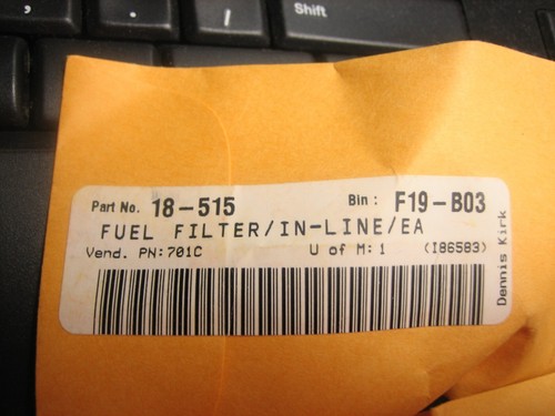 NOS---4 Spark Plugs-Standard NGK B8ES 2411 & 2- 1/4" IN LINE FUEL FILTERS - Foto 3 di 7