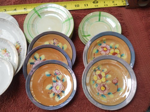 17 Japanese ceramic antique trinket/ doll dishes pre war? - Picture 2 of 4