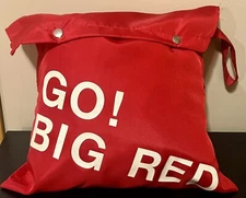 Vintage Nebraska Football Go Big Red Game Bag Quilted Warm Bag Carrier Dacron 88