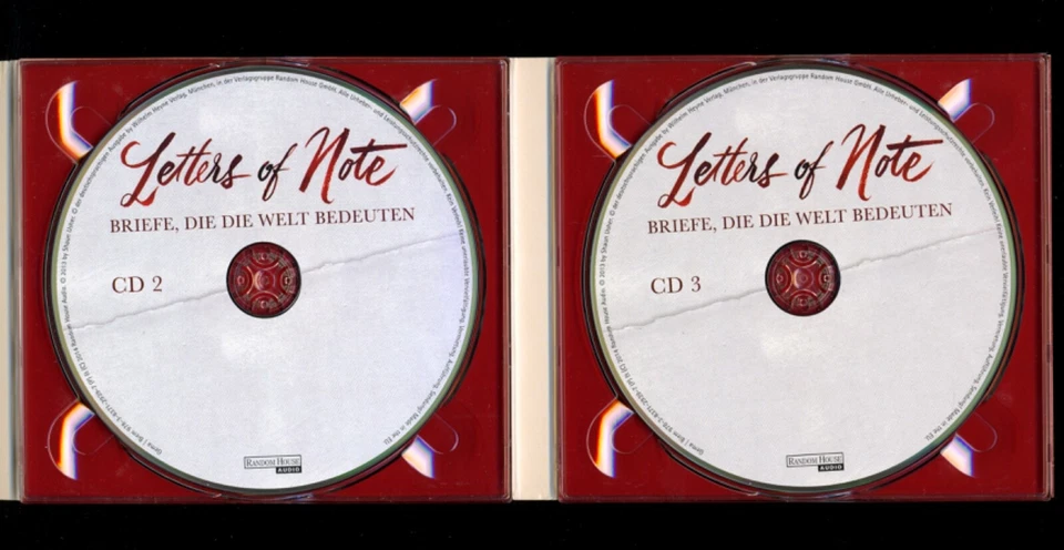 LETTERS OF NOTE★Briefe★3-CD★Bette DAVIS★Iggy POP★KEROUAC★Hörbuch • A. Thalbach…★ - Bild 3 von 4