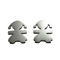Ohrstecker Ohrringe Silber MäDchen Girl Akzent Damen Edelstahl Schmuck
