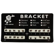 5 X Dental Orthodontics Metal Bracket Mini Roth 022 No Hooks 20 Brackets/Set