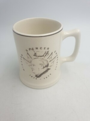 Winston Spencer Churchill 1974 Centenary Keramiktasse limitierte Auflage von Ely Pottery 