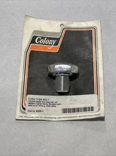 Harley Davidson Chrome Dome Shape Top Fork Tube Bolt 78 Up Wide Glide