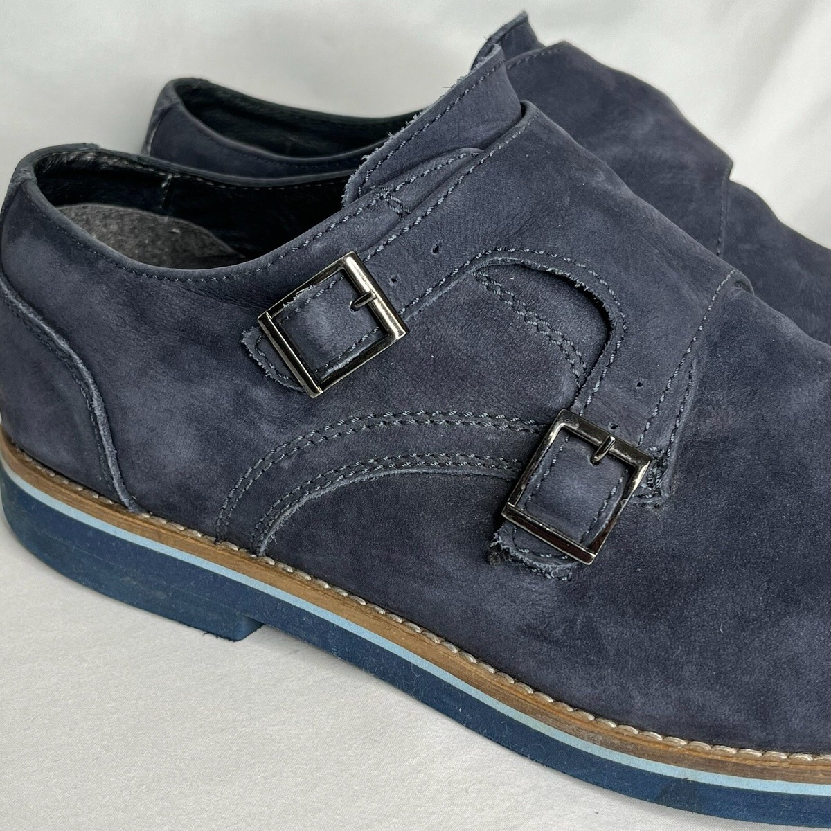 BAR lll • Baxter Monk Strap Oxford Shoes Bar III Baxter Monk Strap Leather Shoes Size | Mercari main image 2