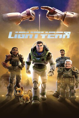 2022 Disney Lightyear Movie Poster 11X17 Buzz Lightyear Star Command Toy Story 