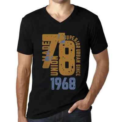 ULTRABASIC Herren T-Shirt V-Ausschnitt ein überlegener urbaner Stil seit 1968 Top
