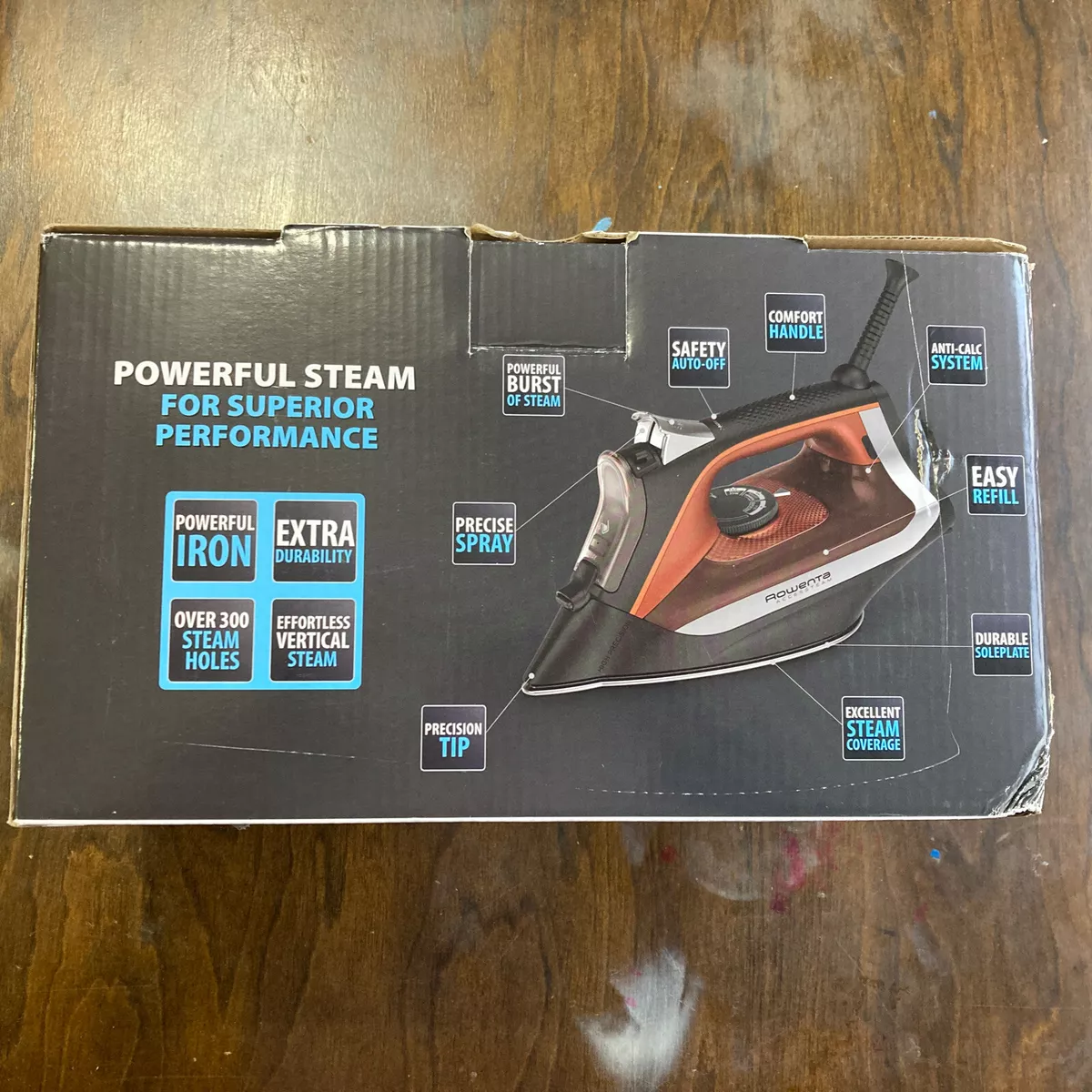 ROWENTA Access Steam Iron Blemished Package With Full