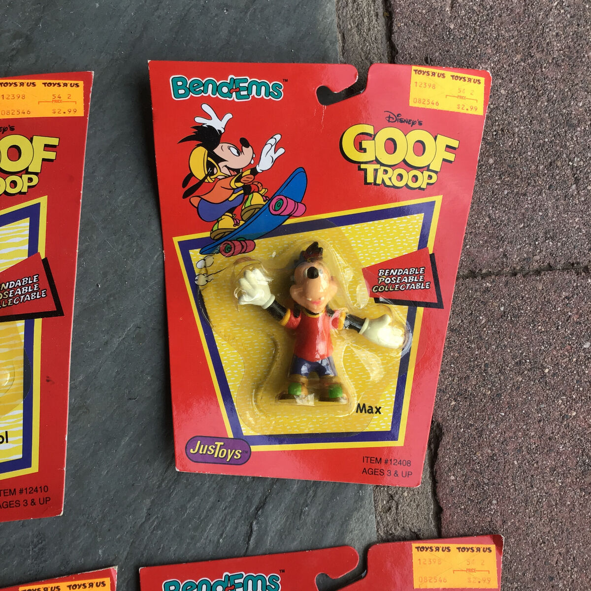 Lot of 4 Goofy Vintage Disney Goof Troop Bend-Ems Figure Lot of 4 Goofy Vintage Disney Goof Troop Bend-Ems Figure