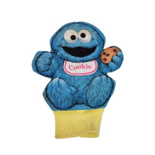 VINTAGE 1988 PLAYSKOOL FOOT JINGLES SESAME ST COOKIE MONSTER SOCK RATTLE PLUSH