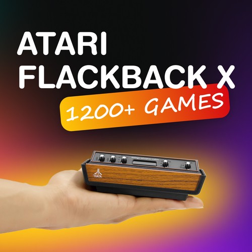 Atari Flashback X HDMI Retro Console 1200 Built-in Games 2 Controllers AtGames - Picture 7 of 16