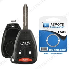 Replacement for Jeep 06-07 Commander 05-07 Cherokee Remote Key Fob Shell Case