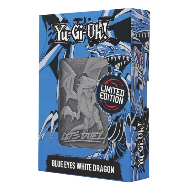 Yu-Gi-Oh! Fanattik Metal Card Metall Karte Barren Blue Eyes White Dragon-image