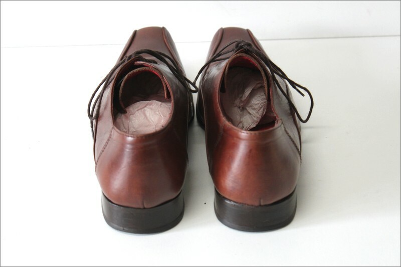 Chaussures Richelieu FINSBURY Derby En Cuir Marron - Taille 42 - Occasion TBE