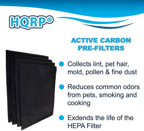 8-Pack Activated Carbon Filter for Honeywell HPA105 HPA200 HPA202 HPA204 HPA250 - Picture 3 of 4