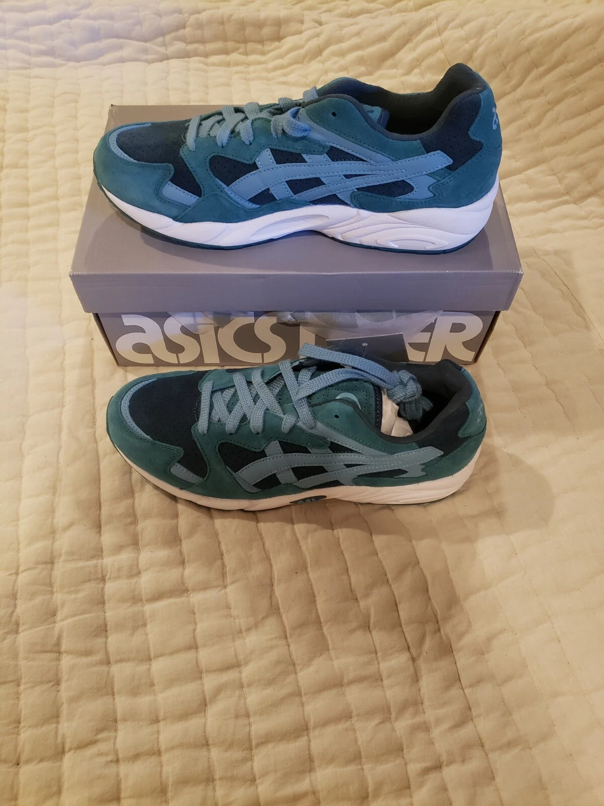 Scarpe da ginnastica ASICS Diablo da uomo taglia 8 oceano scuro grigie blu