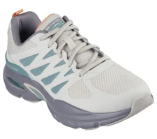 Man Skechers Skech Air Ventura Revell Shoe 232657 Color Gray/Green Brand New