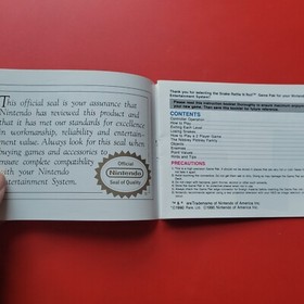 Snake Rattle n Roll Nintendo NES Game Box Manual Cleaned Tested Vintage 8 Bit