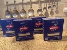 4 Barilla Pastina Pasta, 12 Unzen Pkgs Non-GMO Durham Wheat Exp 2025
