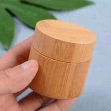 10G/15G/ 30G Natural Bamboo Refillable Bottle Cosmetics Jar Box Makeup Cream Sto