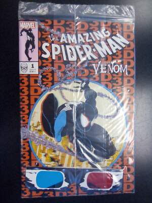 Amazing Spider-Man & Venom 3D #1 Polybagged Marvel Comic Book NM