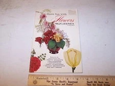 1961 HOW TO MAKE FLOWERS WITH KLEENEX Publication - Crafts Art