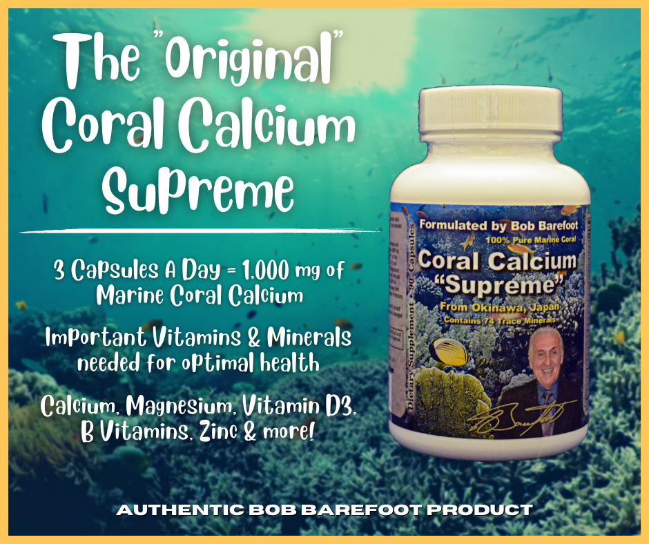 Coral Calcium Supreme 6 90ct Bottles by Robert Barefoot 858442000016 eBay