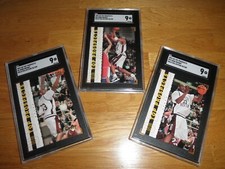 3 Diff. 2003 Scarce KOBE BRYANT UD GOLD COLLECTION SGC Graded Mint Ltd #d/100