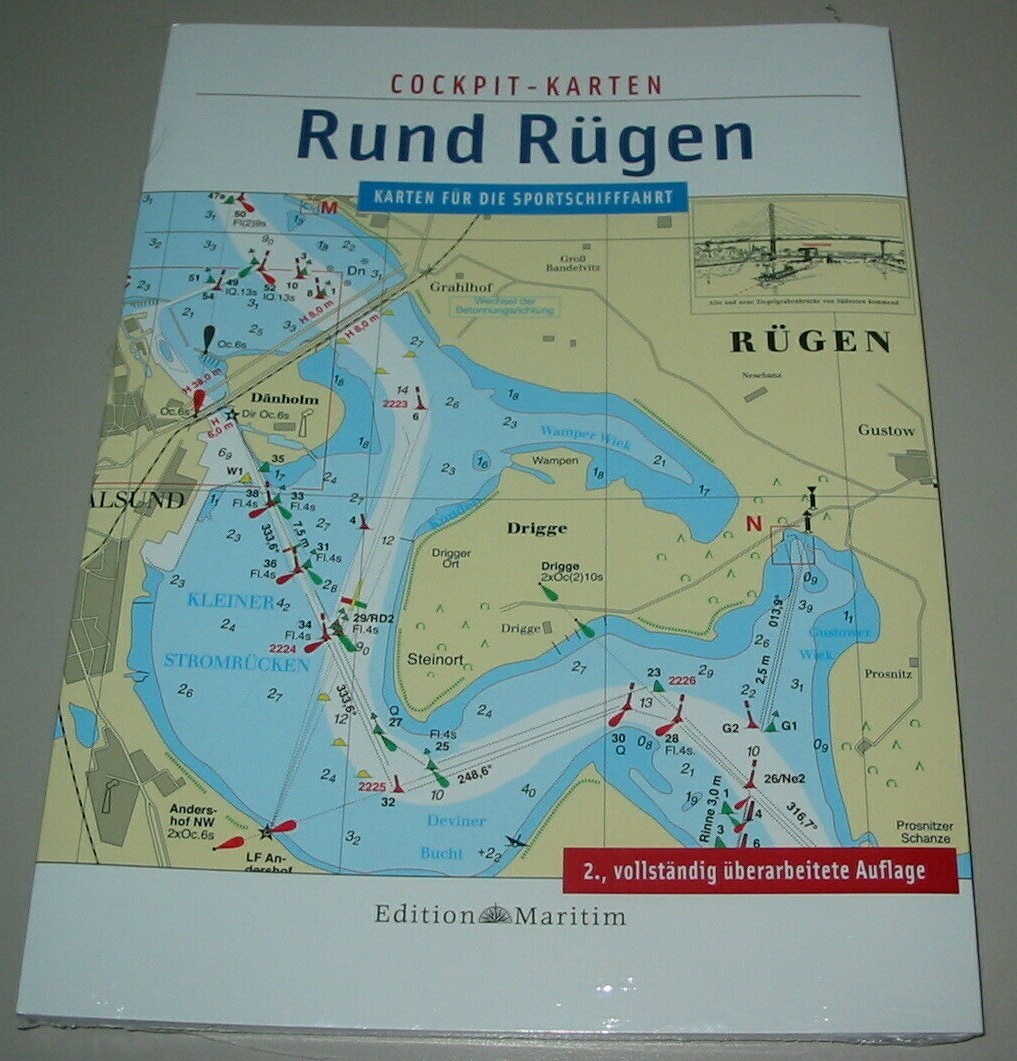 Cockbit Karten Rund Rügen Karten für die Sportschifffahrt Edition Maritim Buch!