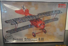 NEW FACTORY SEALED 1/32 RODEN SIEMENS SCHUCKERT D.III model plane kit # 610