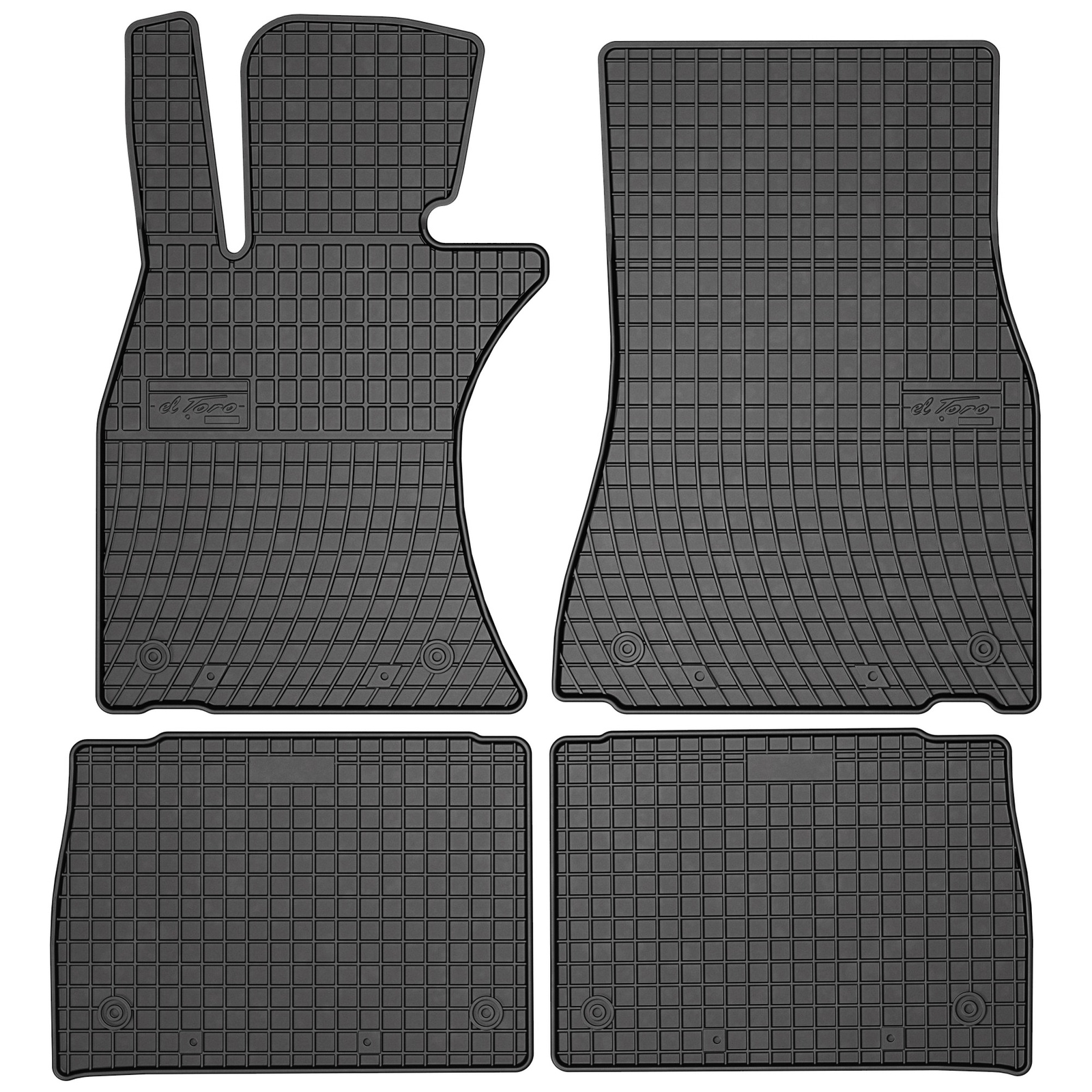 Tapis de sol Frogum El Toro en caoutchouc noir pour Lexus LS IV de 2006 à 2017
