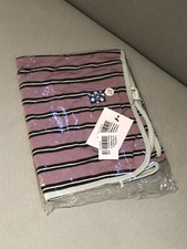 Kickee Pants Swaddling Baby Girl Blanket Elderberry Kenya Stripes New