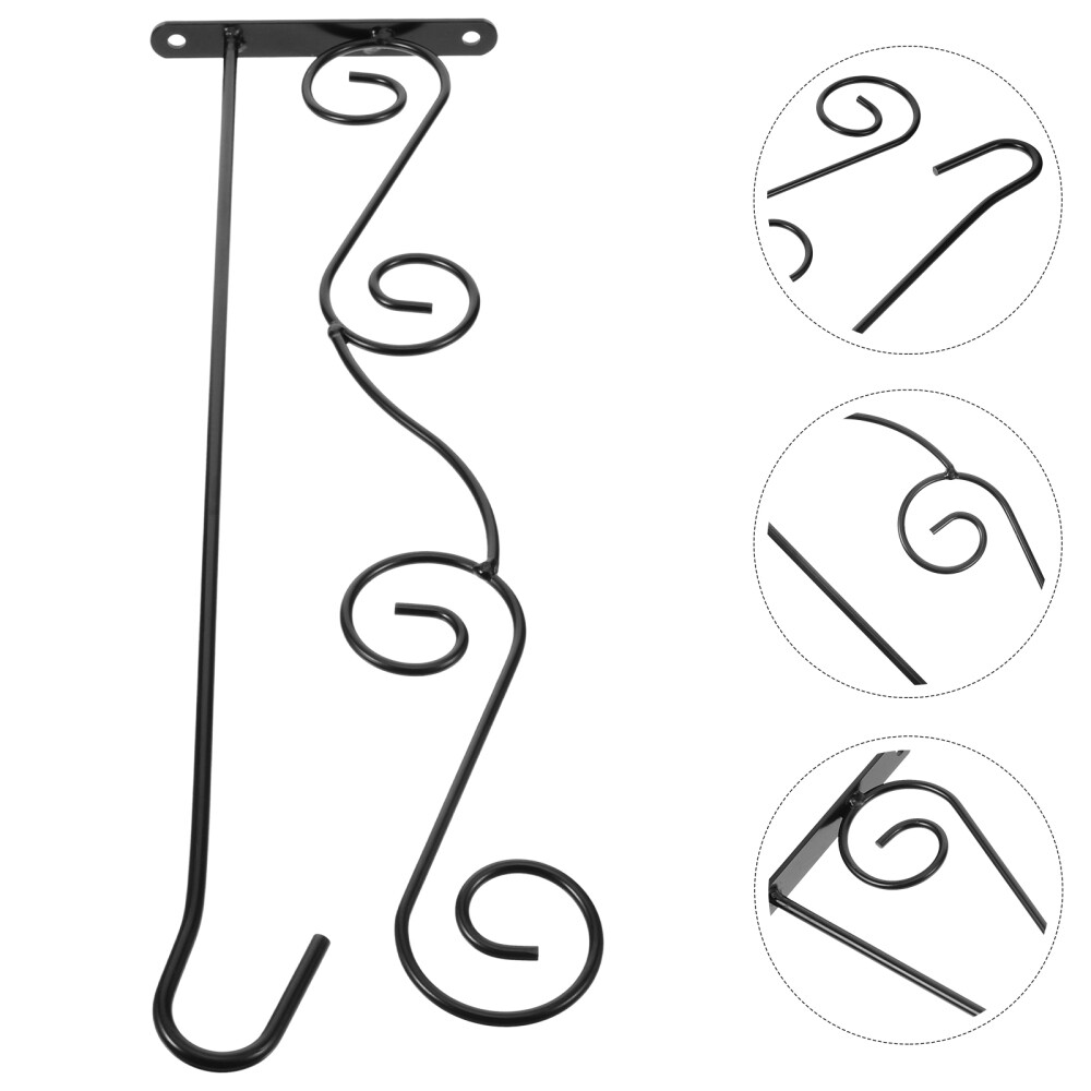 Garden Flag Holder mounted Flagpole Wall Hanging Flag Rack Outdoor eBay